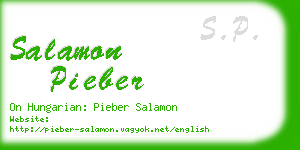 salamon pieber business card